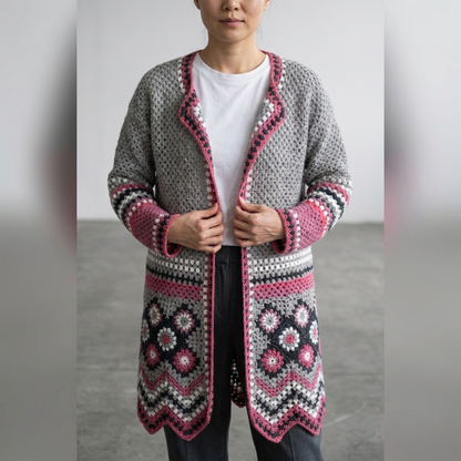 Hand Crocheted Vest Jacket