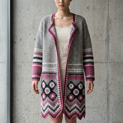 Hand Crocheted Vest Jacket
